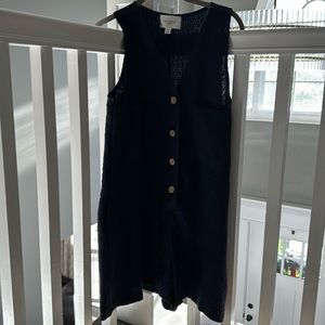 Navy blue romper